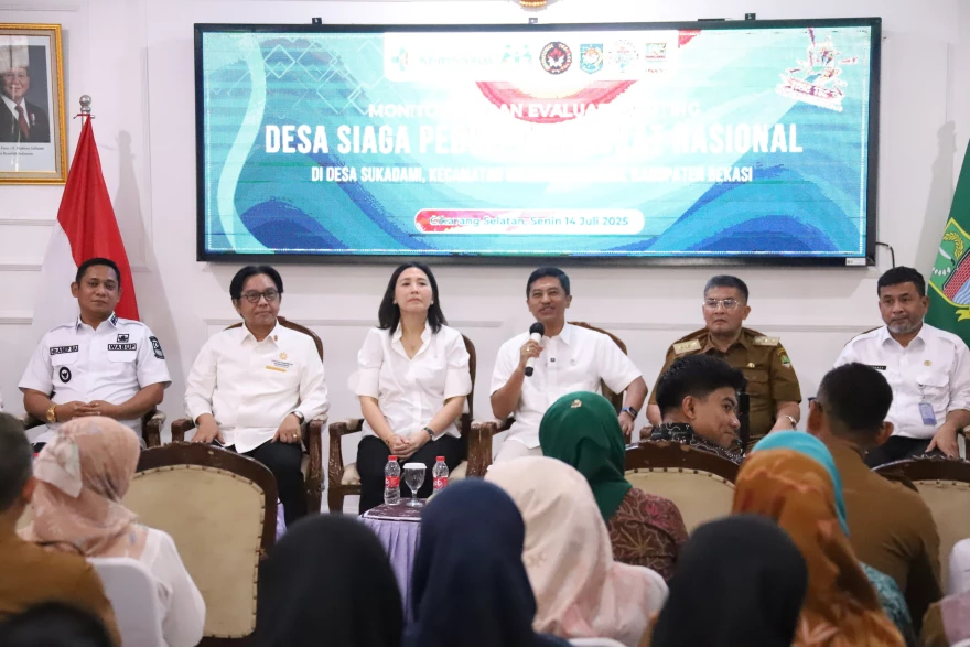 Desa Sukadami Jadi Sorotan Nasional dalam Upaya Eliminasi TBC 2030 dengan Dukungan Penuh Pejabat Pusat dan Daerah